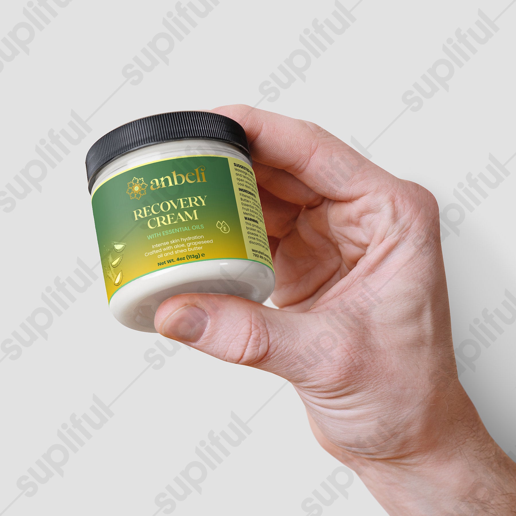 Natural Recovery Cream for Dry Skin