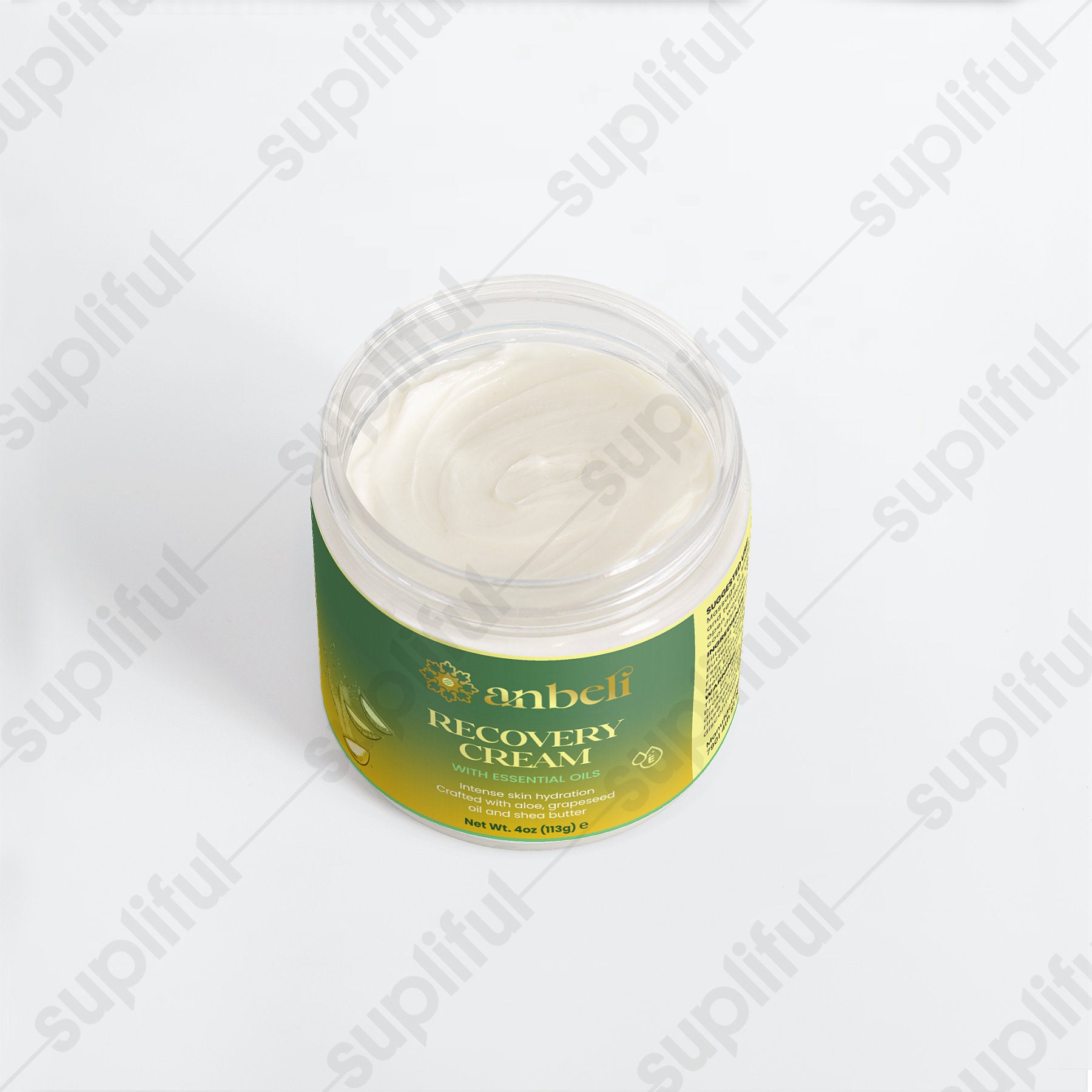 Anbeli Recovery Cream | Aloe Vera & Grapeseed Moisturizing Skin Cream