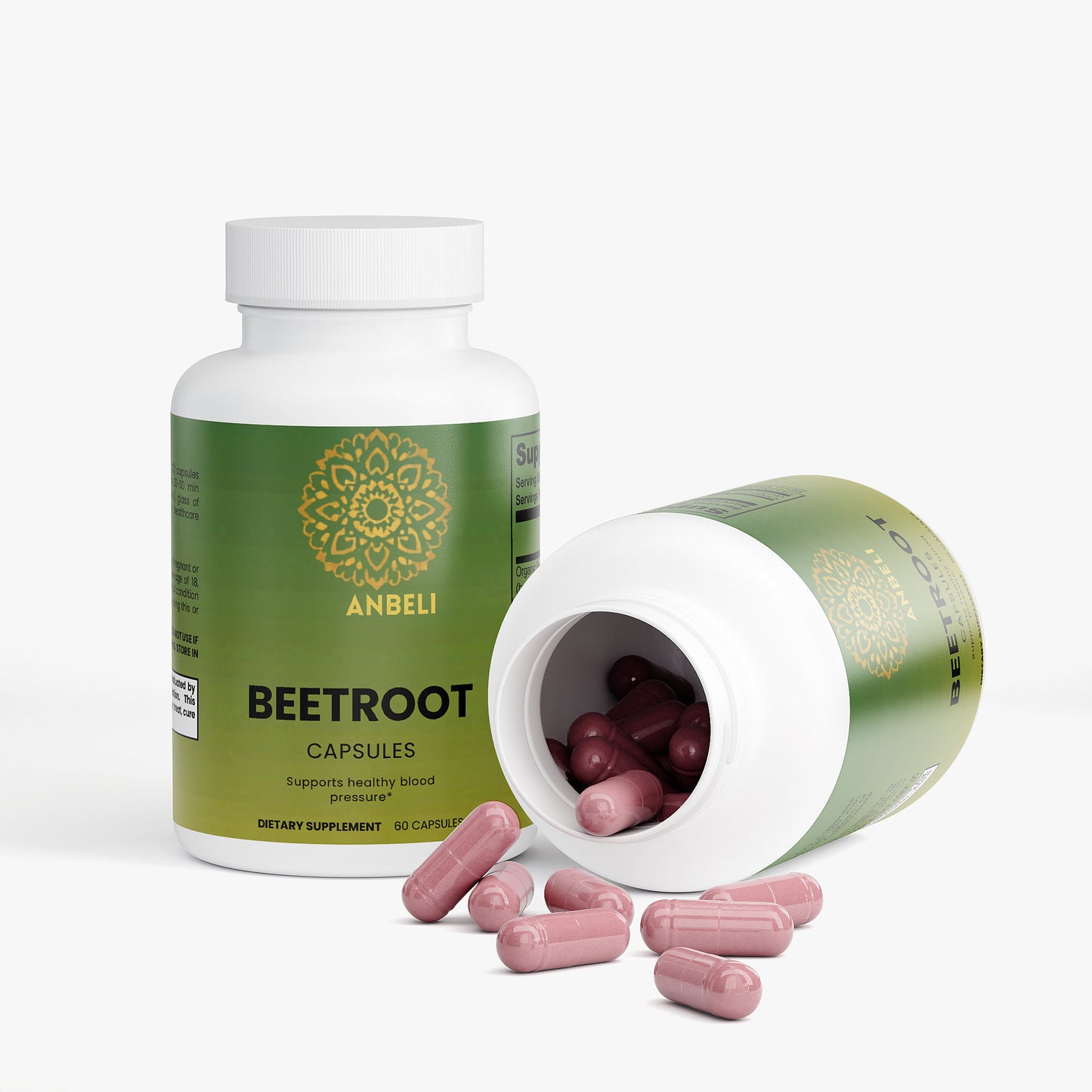 Anbeli Beetroot Capsules | Nitric Oxide & Circulation Support