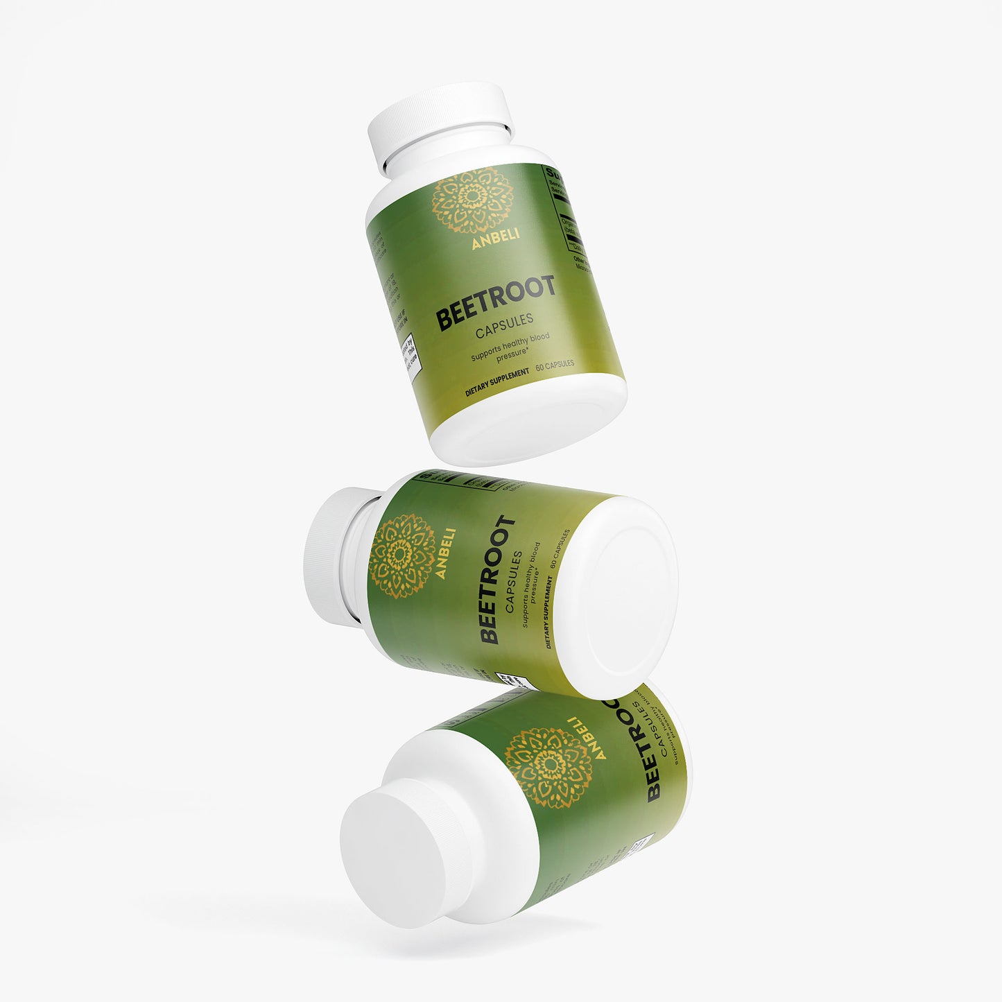 Anbeli Beetroot Capsules | Nitric Oxide & Circulation Support
